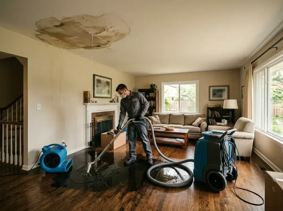 attic-pipe-burst-ceiling-drip-008 — frequently asked questions, Water Damage Restoration & Carpet Care in Ebensburg, PA